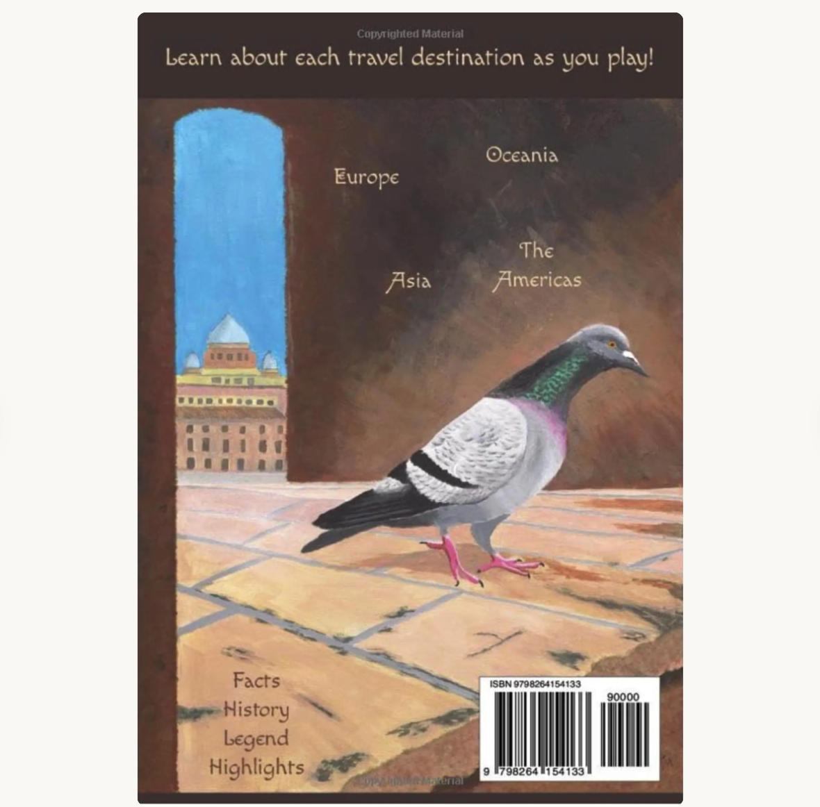 Large Print Travel Cryptograms: Puzzle Book About Fun Places to Visit