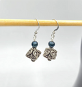 Bali Silver and Freshwater Pearl Earrings
