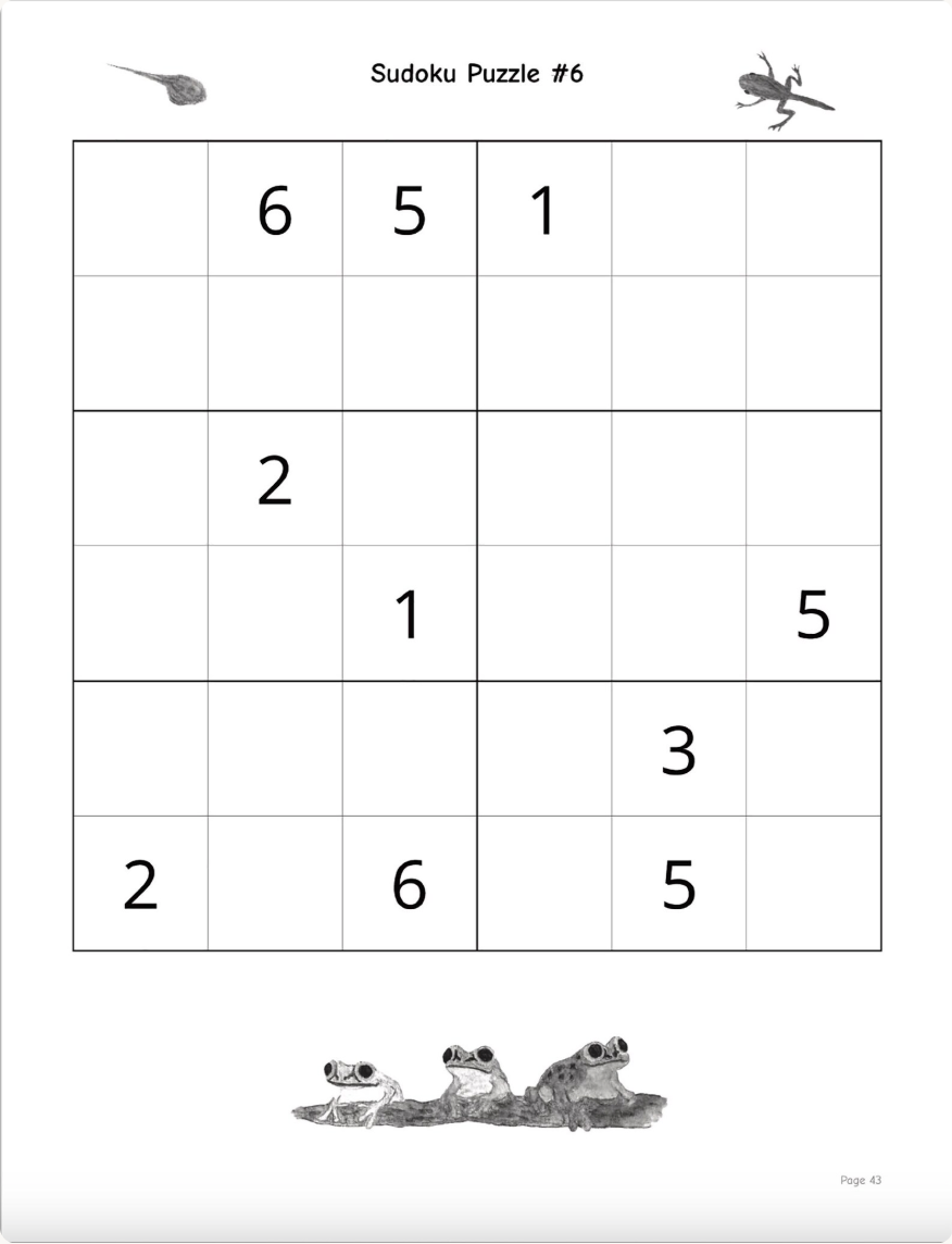 Frog Lover Puzzle Book: Word Search, Sudoku, Mazes