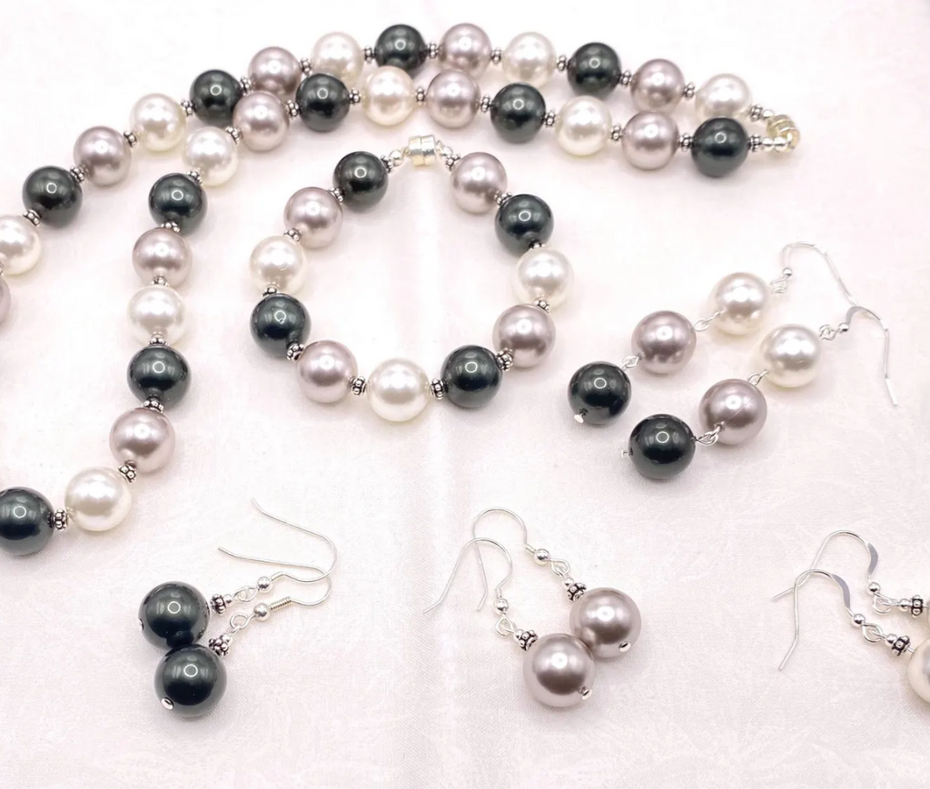 Tahitian South Sea Single Shell Ivory Pearl Earrings