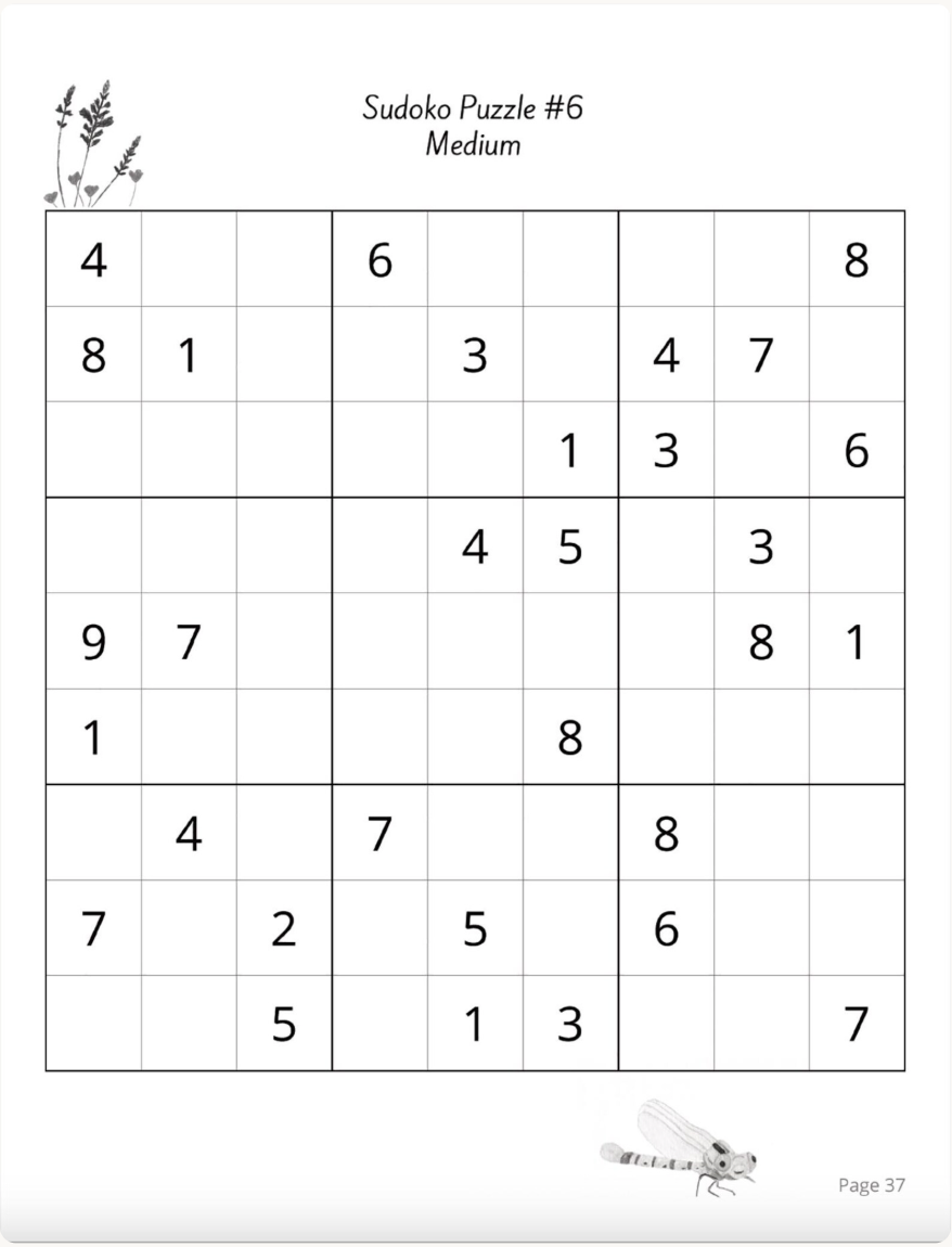 Dragonfly Lover Variety Puzzle Book: Word Search, Sudoku, Mazes, Crosswords