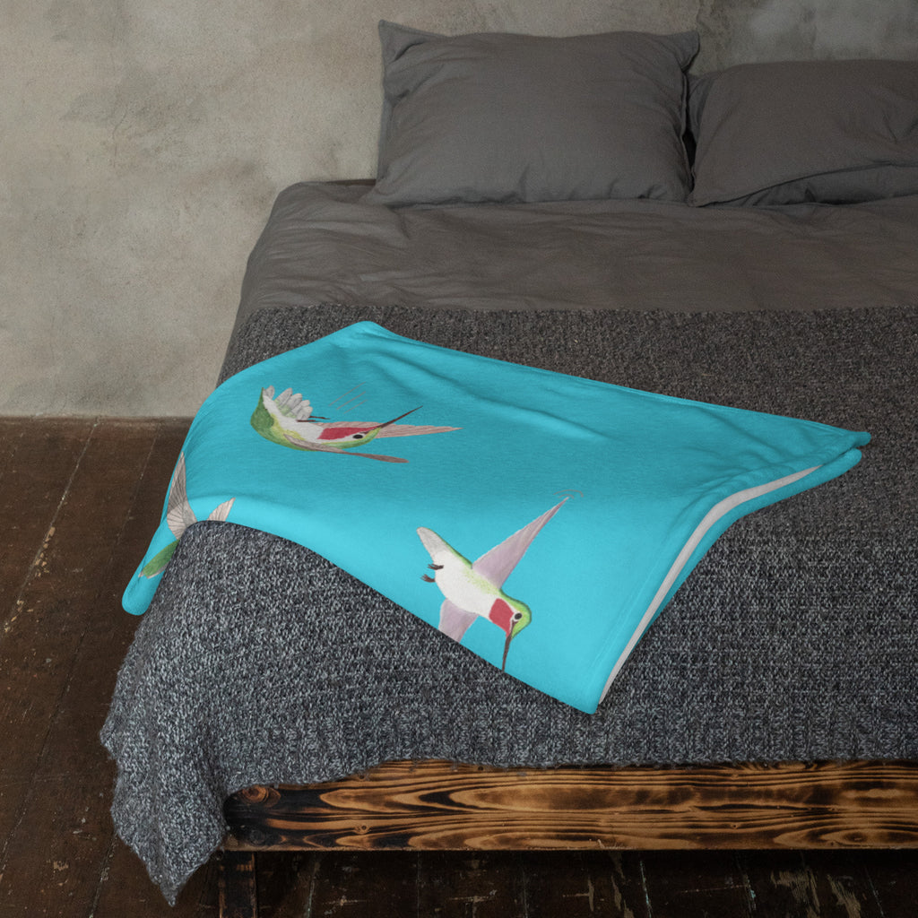 Hummingbird Throw Blanket