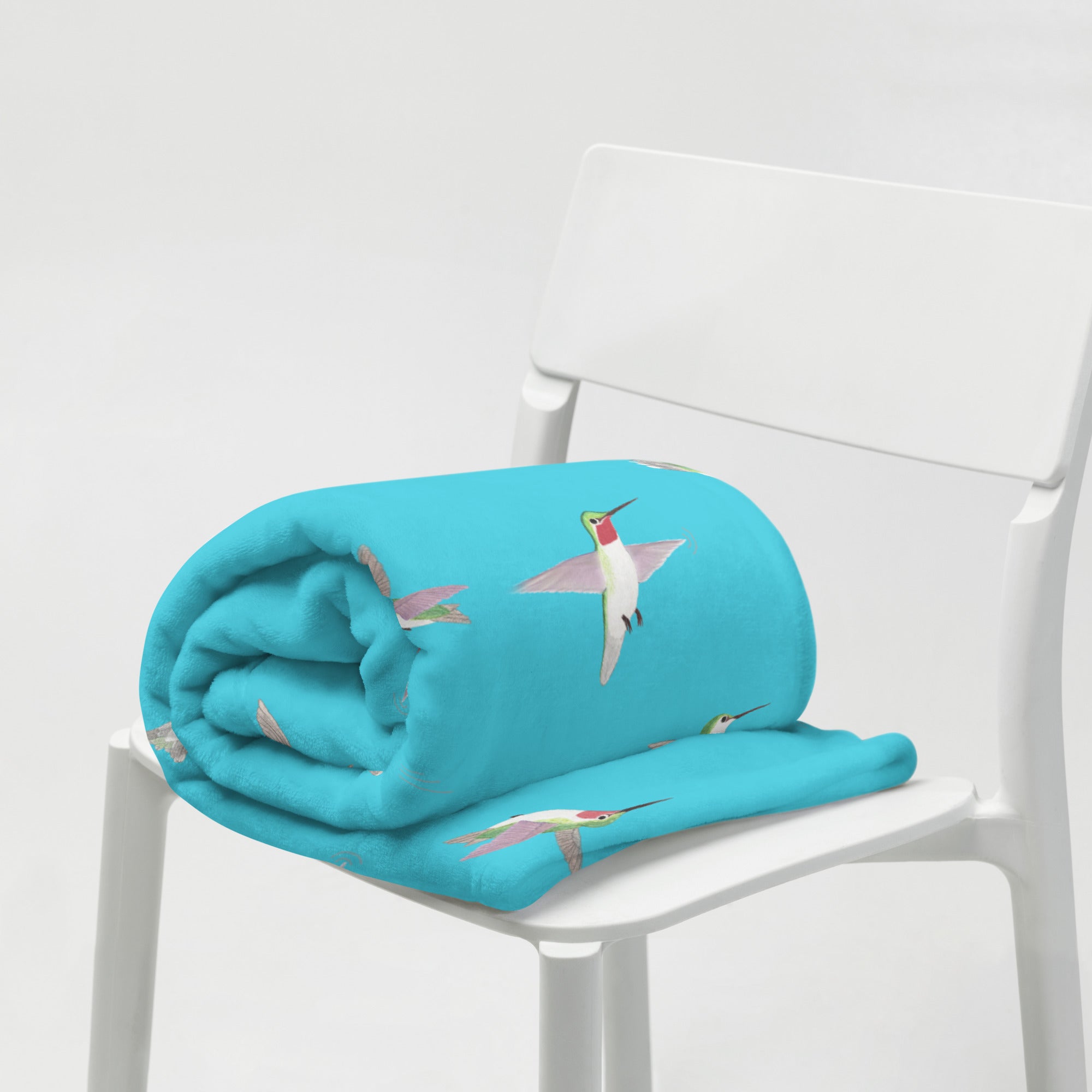 Hummingbird Throw Blanket