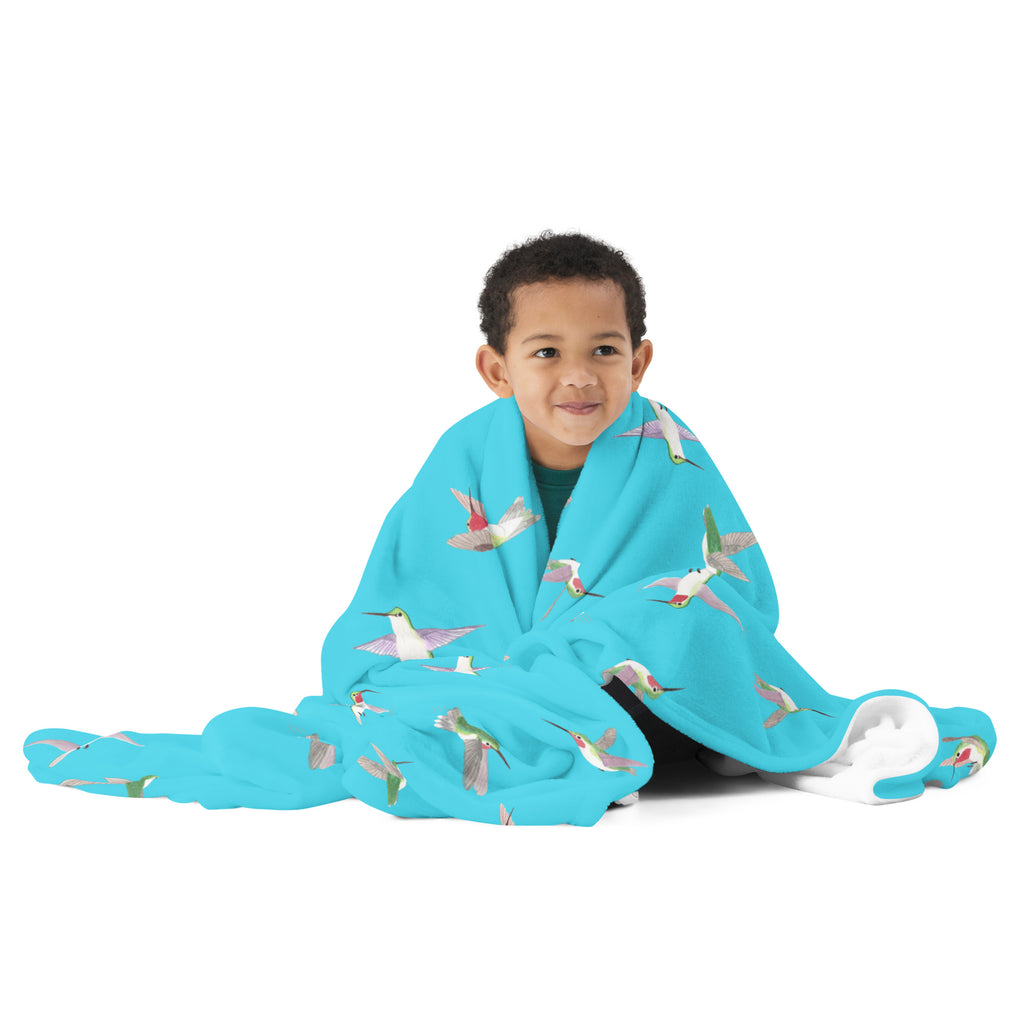 Hummingbird Throw Blanket