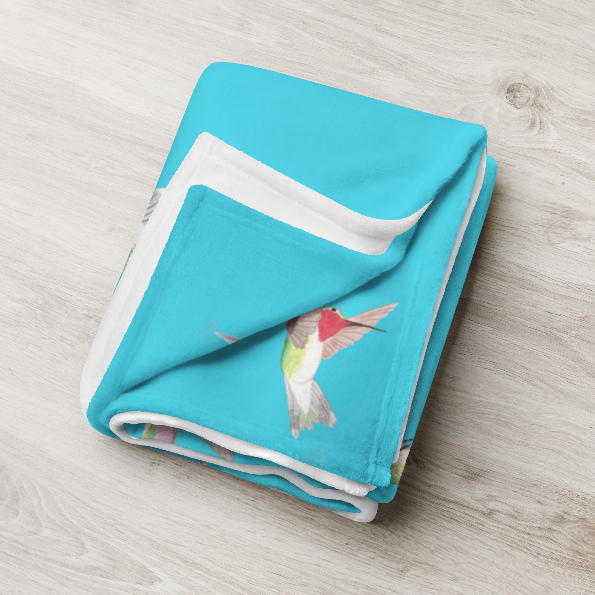 Hummingbird Throw Blanket